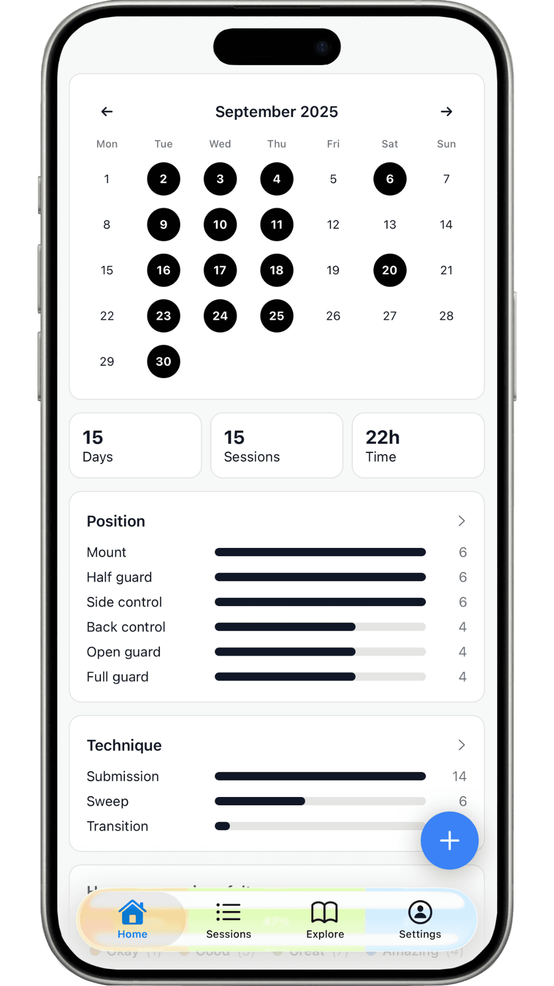 GrappleDex Home Screen